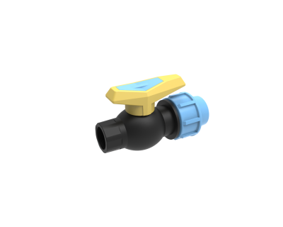 Шаровый кран 50 ЗB 1 1/2" (3шт) зажимной-внутренняя резьба